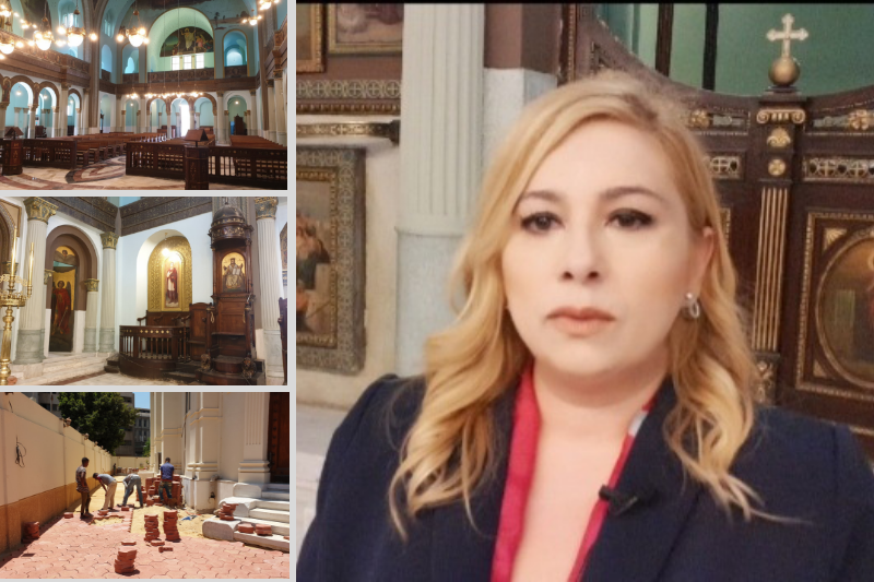 Ρεπορτάζ από το εσωτερικό του Ι.Ν των Αγ. Κωνσταντίνου & Ελένης (Video)