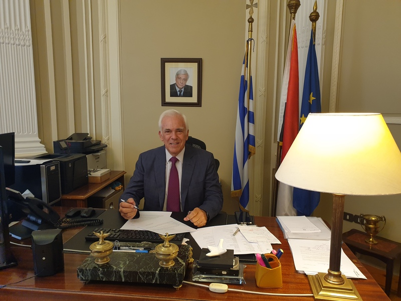 20190828 111943 Μ. Διάμεσης: Ο απολογισμός από το Κάιρο και οι προκλήσεις στην Άγκυρα - Συνέντευξη με τον απερχόμενο Πρέσβη της Ελλάδας (Video) Ελληνική Κοινότητα Καΐρου