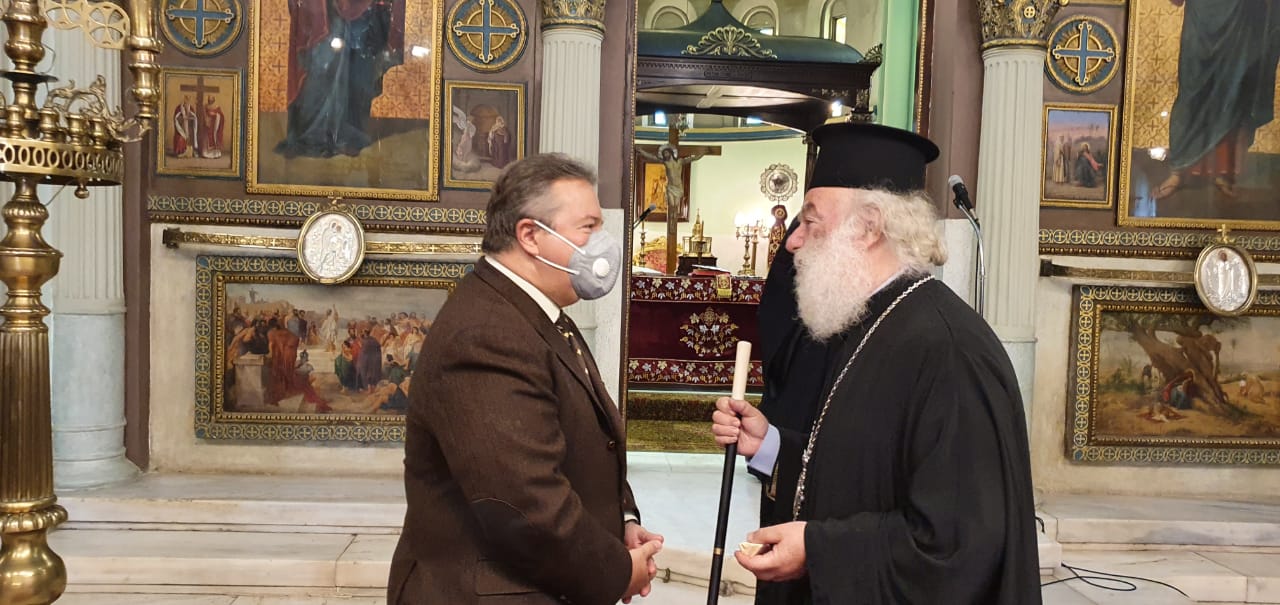 IMG 20210307 WA0013 1 Ευλογία και ευχές του Πατριάρχη Θεόδωρου προς την Ε.Κ.Κ και την παροικία (video/photos) Ελληνική Κοινότητα Καΐρου