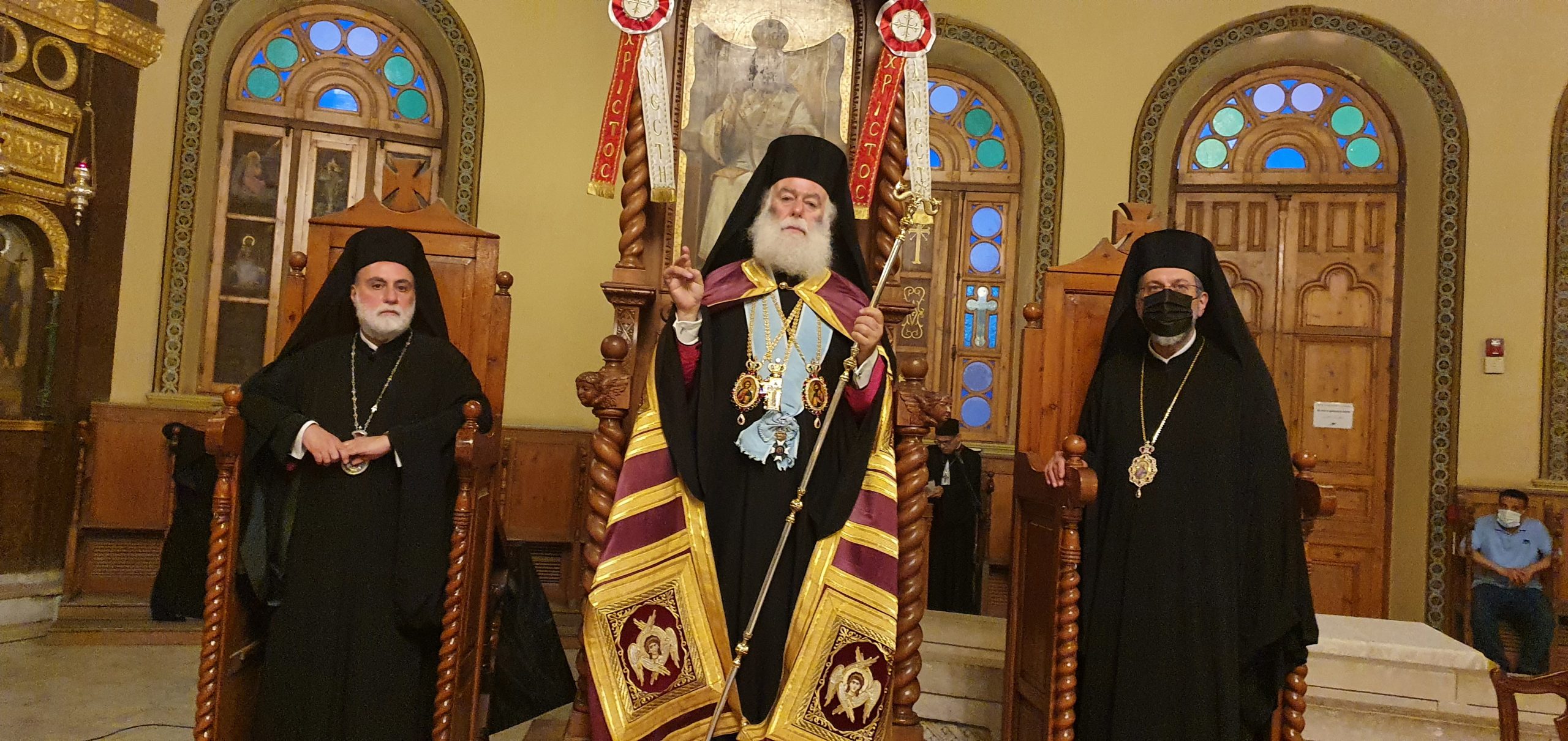 Το κήρυγμα του Πατριάρχη Θεόδωρου στον Πανηγυρικό Εσπερινό στην Ι.Μ Αγ.Γεωργίου παλαιού Καΐρου