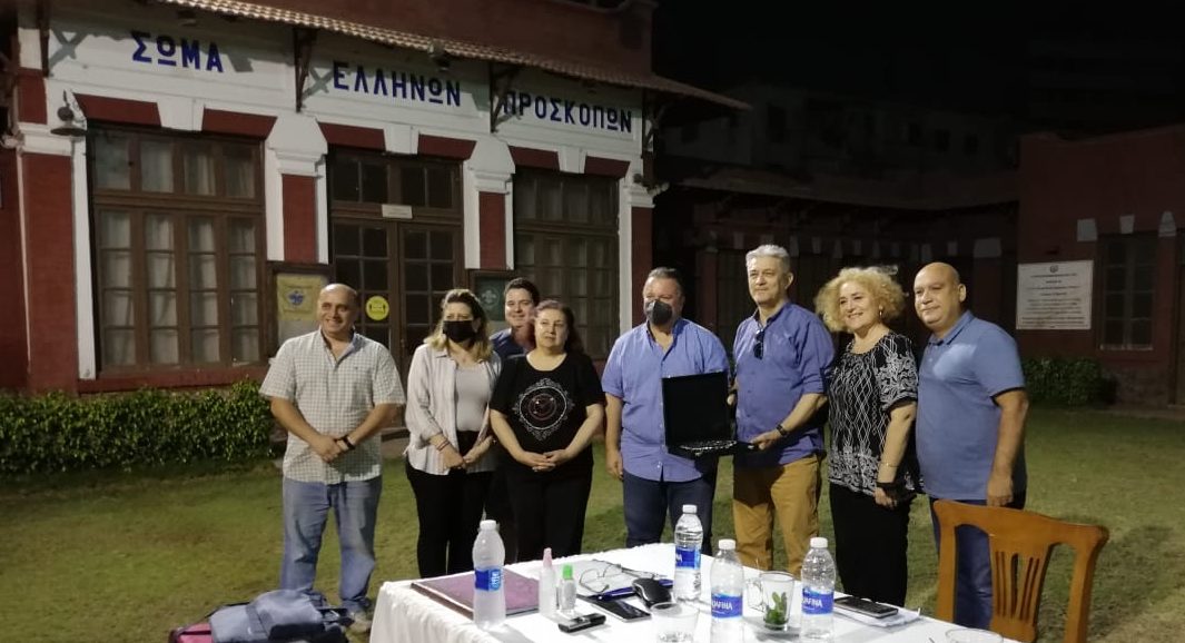 IMG 20210617 WA0005 e1623948266319 Η Ε.Κ.Κ τίμησε το ζεύγος Αναστασίου για την προσφορά του στην εκπαίδευση του Καΐρου Ελληνική Κοινότητα Καΐρου