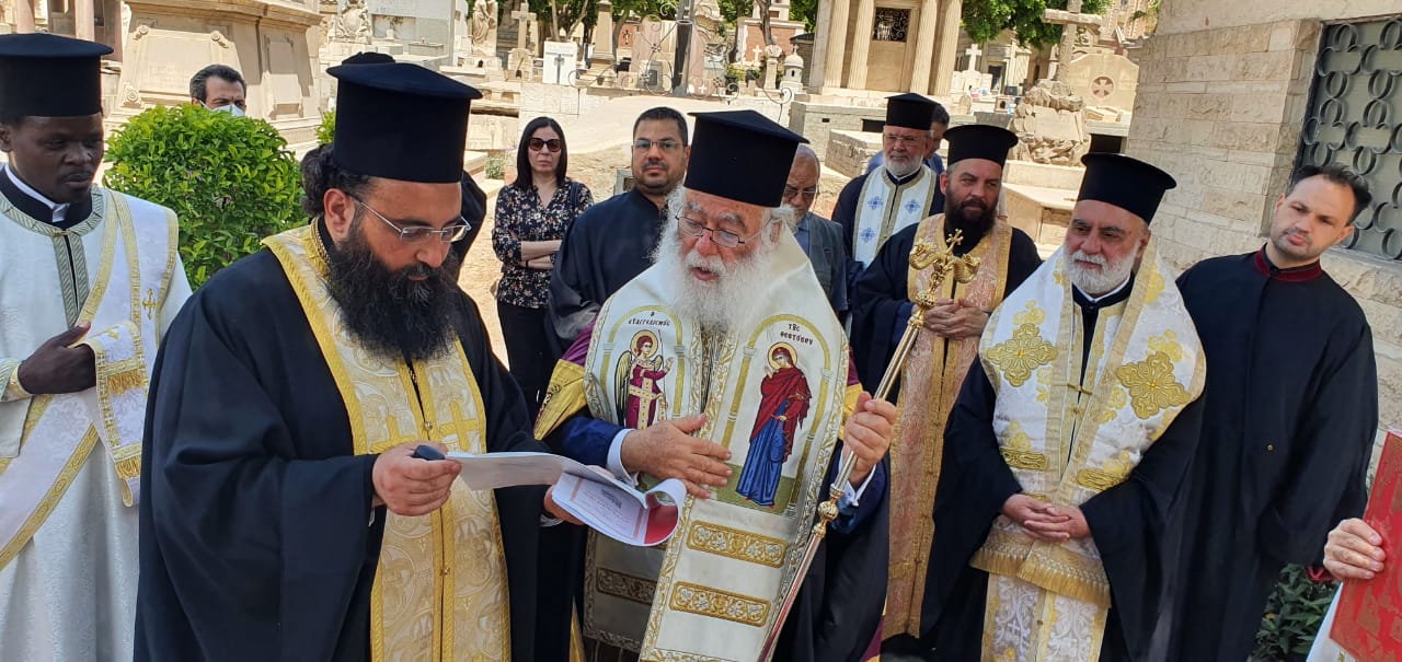 Ι.Μ Αγ.Γεωργίου: «Σάββατο των Ψυχών» ο Πατριάρχης Θεόδωρος στη ροτόντα της Ανατολής (video)