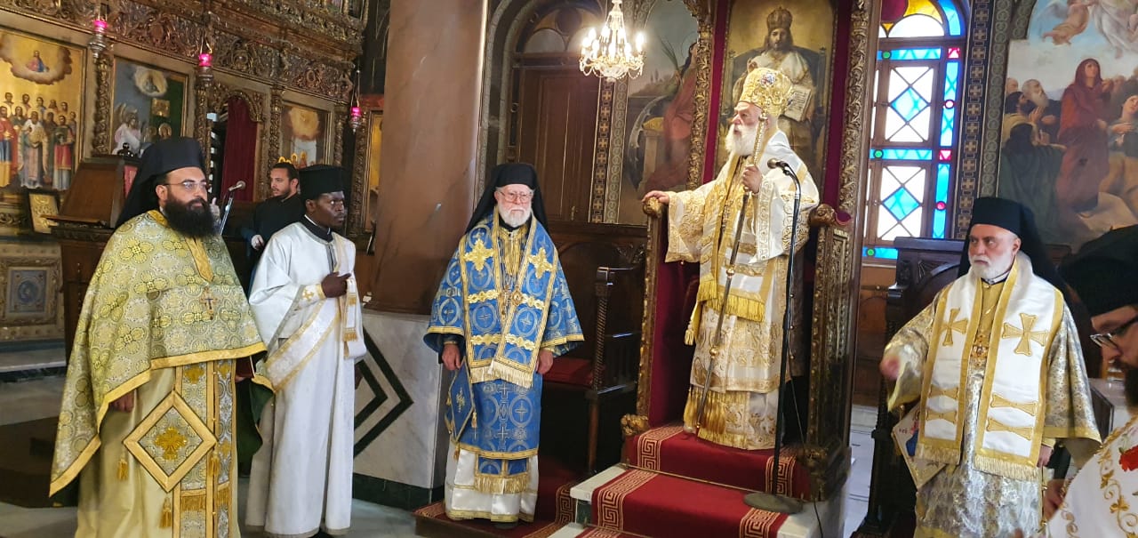 Κυριακή Πεντηκοστής: Ο Πατριάρχης Θεόδωρος στον Αγ. Νικόλαο Χαμζάουι (video / photos)