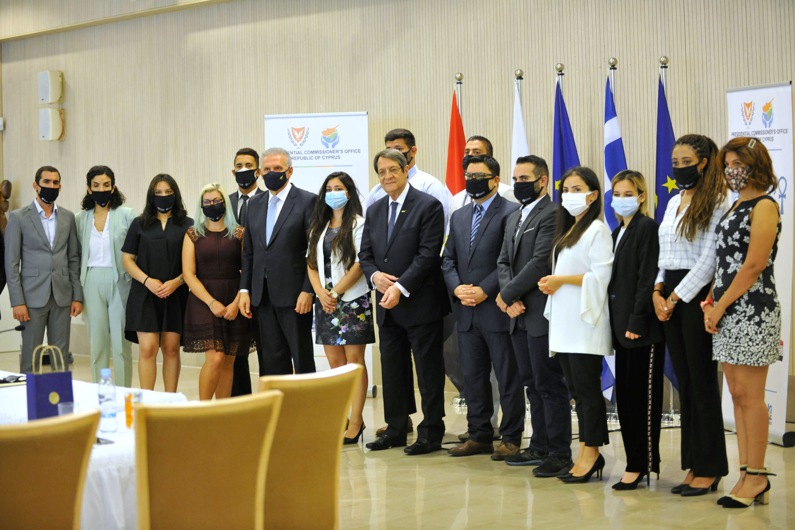Επίσημη συνάντηση των αποδήμων νέων του ”Νόστος” με τον Πρόεδρο της Κυπριακής Δημοκρατίας κ. Νίκο Αναστασιάδη