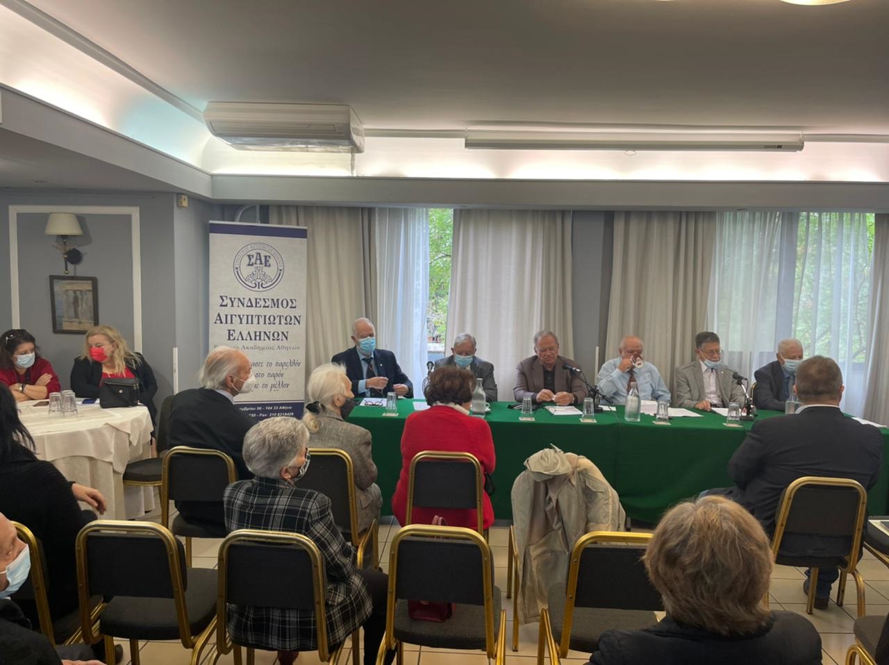 Μήνυμα ενότητας και προοπτικής για το μέλλον του Αιγυπτιώτη Ελληνισμού από τον Χρήστο Καβαλή στην συνέλευση του Σ.Α.Ε.