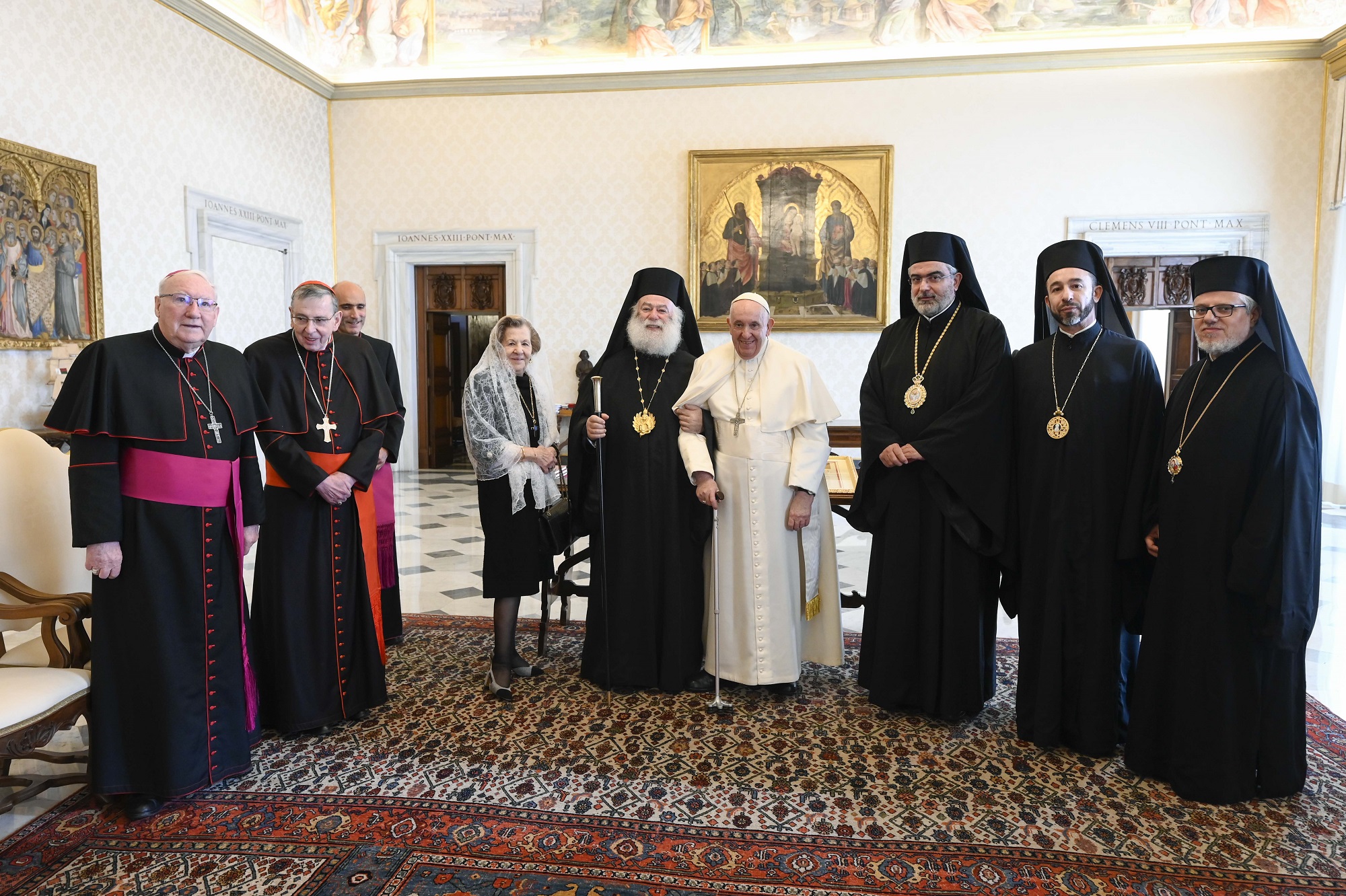 Συνάντηση του Πατριάρχη Αλεξανδρείας Θεόδωρου Β’ με τον Πάπα της Ρώμης Φραγκίσκο.