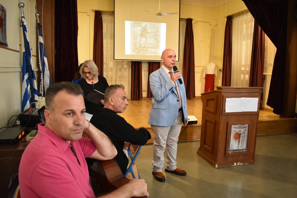 DSC 0060 Αγγουλές, Τσίρκας, Σεφέρης, Στεφανάκης, στον εορτασμό της 28ης Οκτωβρίου στην Αμπέτειο Σχολή Ελληνική Κοινότητα Καΐρου