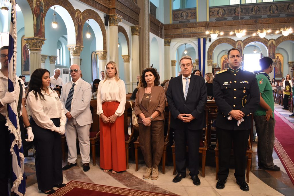 DSC 0135 Εορτασμός της 28ης Οκτωβρίου στον Ι.Ν. Αγ. Κωνσταντίνου και Ελένης Ελληνική Κοινότητα Καΐρου
