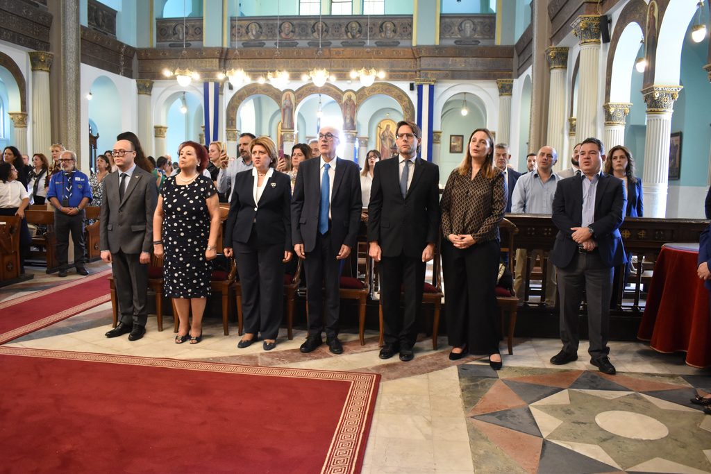 DSC 0139 Εορτασμός της 28ης Οκτωβρίου στον Ι.Ν. Αγ. Κωνσταντίνου και Ελένης Ελληνική Κοινότητα Καΐρου
