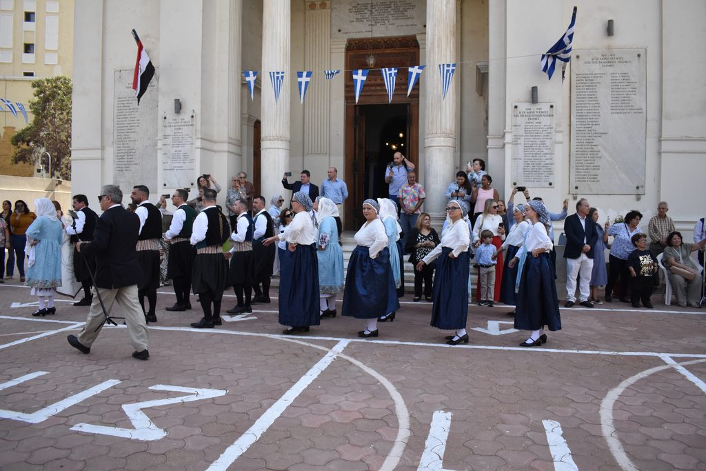 DSC 0161 1 Εορτασμός της 28ης Οκτωβρίου στον Ι.Ν. Αγ. Κωνσταντίνου και Ελένης Ελληνική Κοινότητα Καΐρου