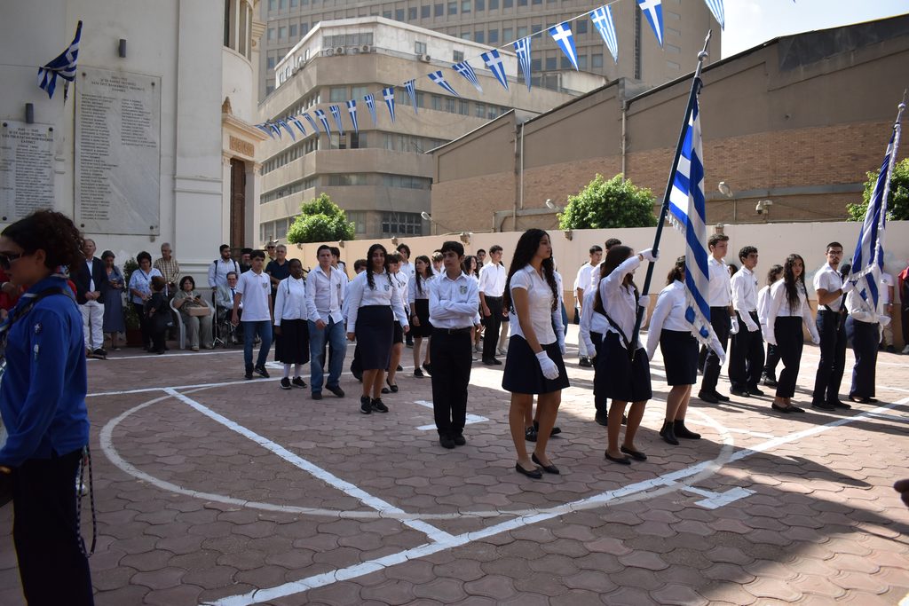 DSC 0170 Εορτασμός της 28ης Οκτωβρίου στον Ι.Ν. Αγ. Κωνσταντίνου και Ελένης Ελληνική Κοινότητα Καΐρου